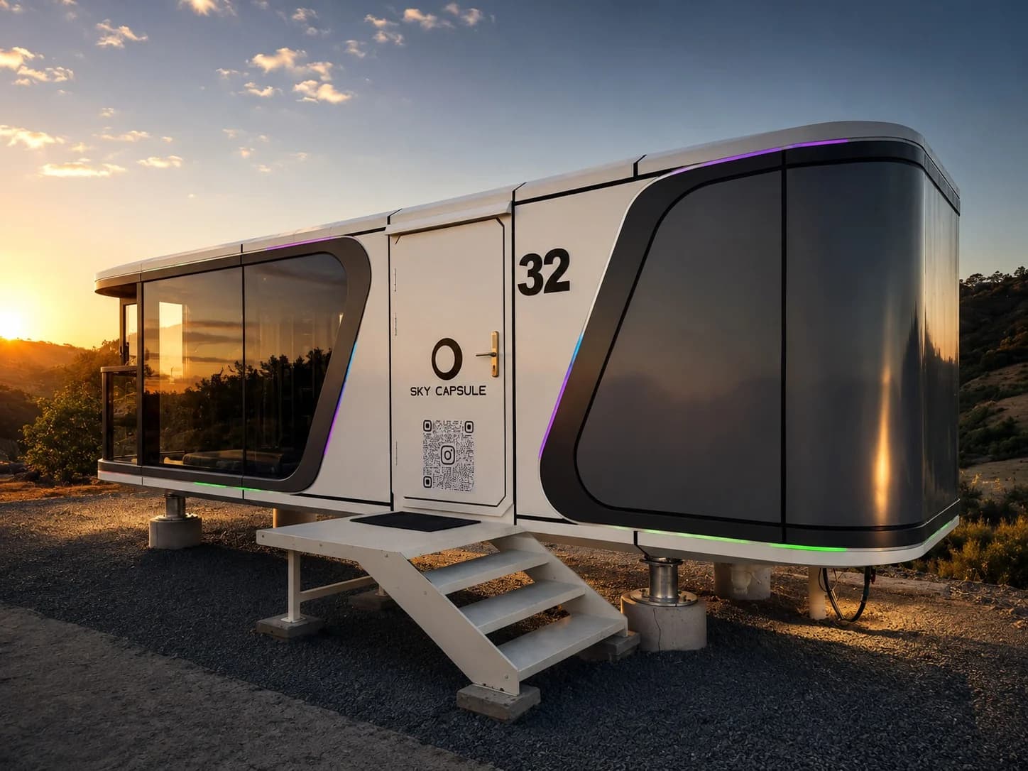 Exterior · Cápsula 32 · Sky Capsule